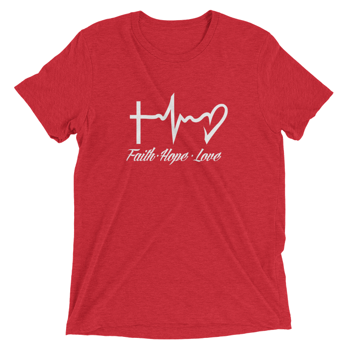 Faith - Hope - Love - Premium Short-Sleeve Unisex T-shirt