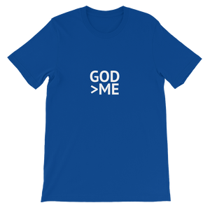 God Is Greater Than Me - Blue Shirt for Christians