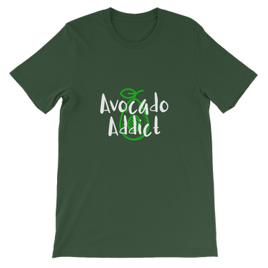 Avocado Addict - Green Unisex Vegan Style T-Shirt