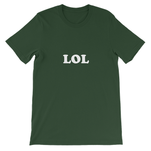 LOL - Laugh Out Loud Acronym Unisex T-Shirt in Green from forzatees.com