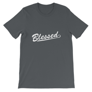 Blessed - Grey Christian Faith Religious Unisex T-Shirt