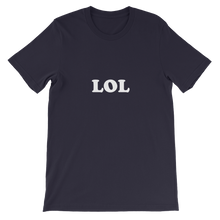 LOL - Laugh Out Loud Social Acronym Unisex T-Shirt in Navy from forzatees.com