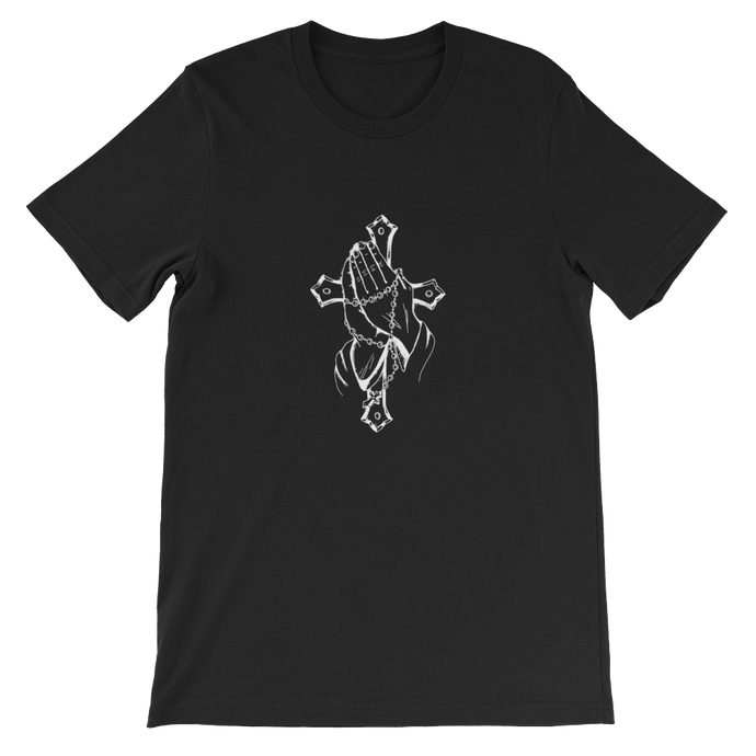 Christian Praying Hands - Religious Unisex T-Shirt