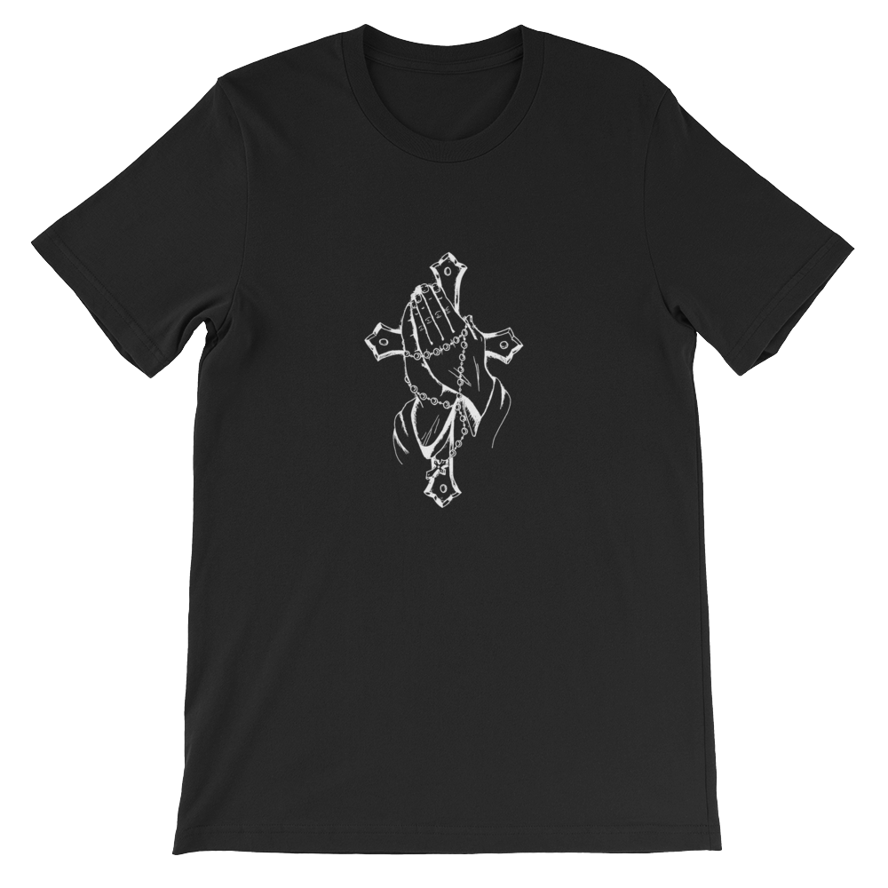 Christian Praying Hands - Religious Unisex T-Shirt