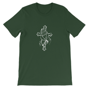 Christian Praying Hands - Religious Unisex T-Shirt