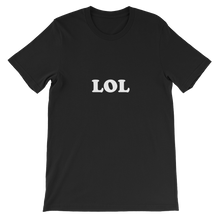 LOL - Laugh Out Loud Acronym Unisex T-Shirt in Black from forzatees.com